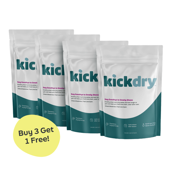KickDry Drying & Deodorizing Shoe Inserts Family Pack